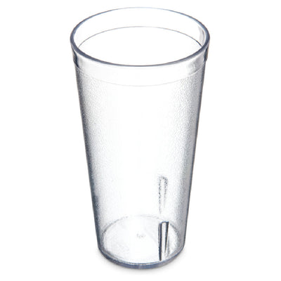 Carlisle 522007 20 Oz Stackable Tumbler Clear SAN Textured Dishwasher Safe