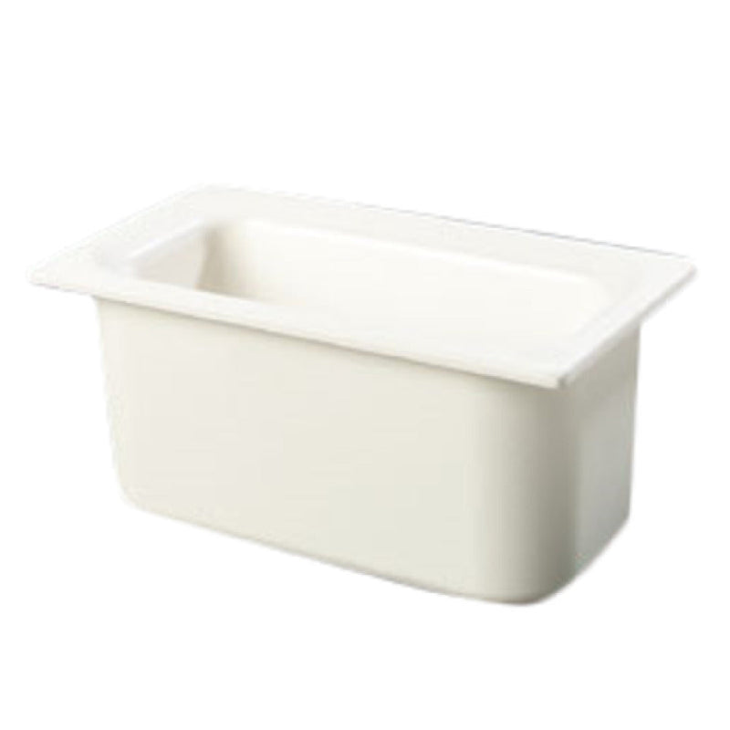 Carlisle CM110202 1/3 Size Coldmaster Food Pan Impact Resistant ABS Plastic White