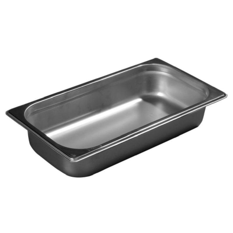 Carlisle 607132 12.75 Inch 2.6 Quart Steam Table Pan with Reinforced Corners Stainless Steel