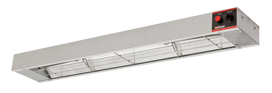 Winco ESH-36 36 Inch Electric Strip Heater with Tubular Sheath Heating Element Aluminum Body