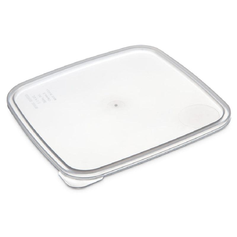 Carlisle ST157330 6.62 Inch Clear Translucent Polyethylene Lid for 2 to 4 Quart Containers