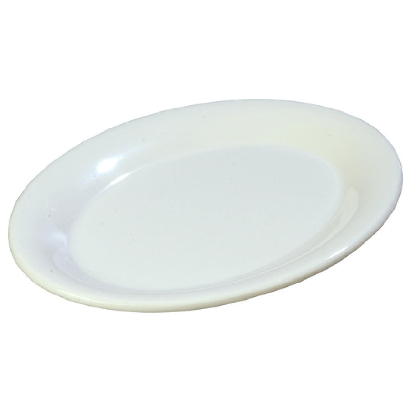 Carlisle 3308602 9-1/2 Inch Oval Platter Break Resistant Dishwasher Safe Melamine White