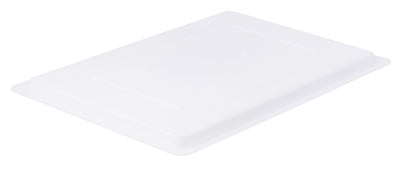 Winco 18" Food Storage Box Cover - BPA-Free White Polypropylene