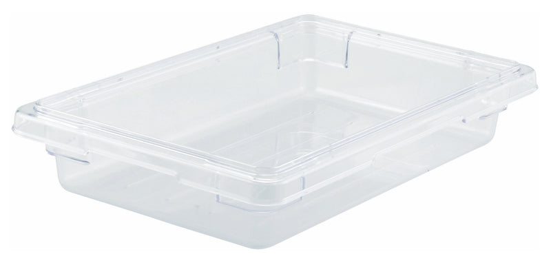 Winco PFSF-3 5 Gallon Clear Food Storage Box Break-Resistant Polycarbonate