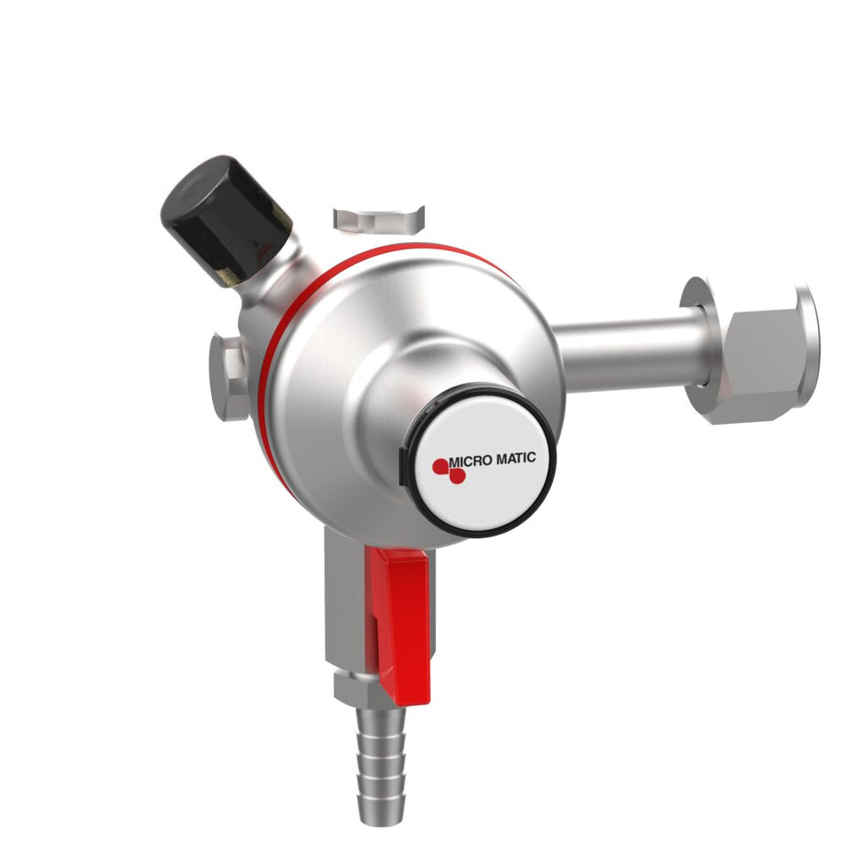 Micro Matic 840-PP Premium Plus CO2 Regulator – Gaugeless, Primary Low Pressure Beer Regulator for Draft Systems