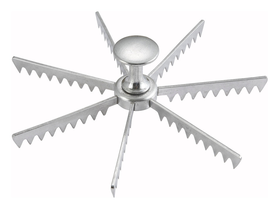 Winco APM-07 7 Cut Pie and Cake Marker Aluminum with Durable Design