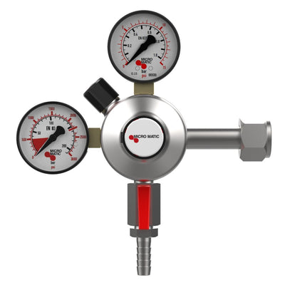 Micro Matic 842-15-PP CO2 Primary Regulator 0 to 15 PSI Durable Construction