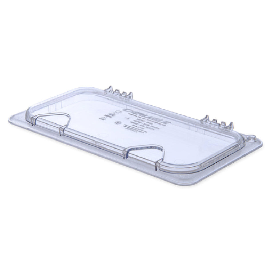 Carlisle 10279Z07 12.75 Inch Clear Plastic Food Pan Lid with Handle