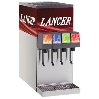 Lancer CED504 4 Valve Post-Mix Dispenser, GB Decals - 85-0504A-111-GB