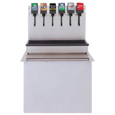 Lancer Drop-In Post-Mix Dispenser, 6 Valve | 85-2376-111