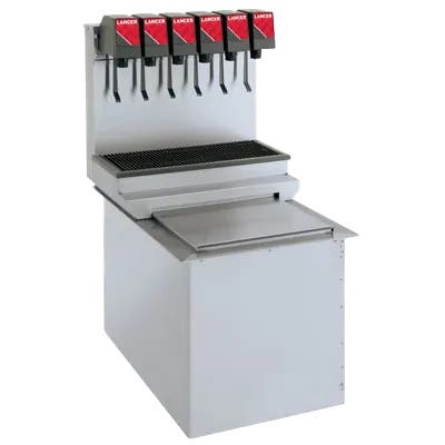 Lancer Drop-In Post-Mix Dispenser, 6 Valve | 85-3076-111
