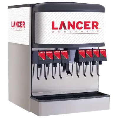 Lancer IBD25H Dispenser Cube Ice, 8 Valve