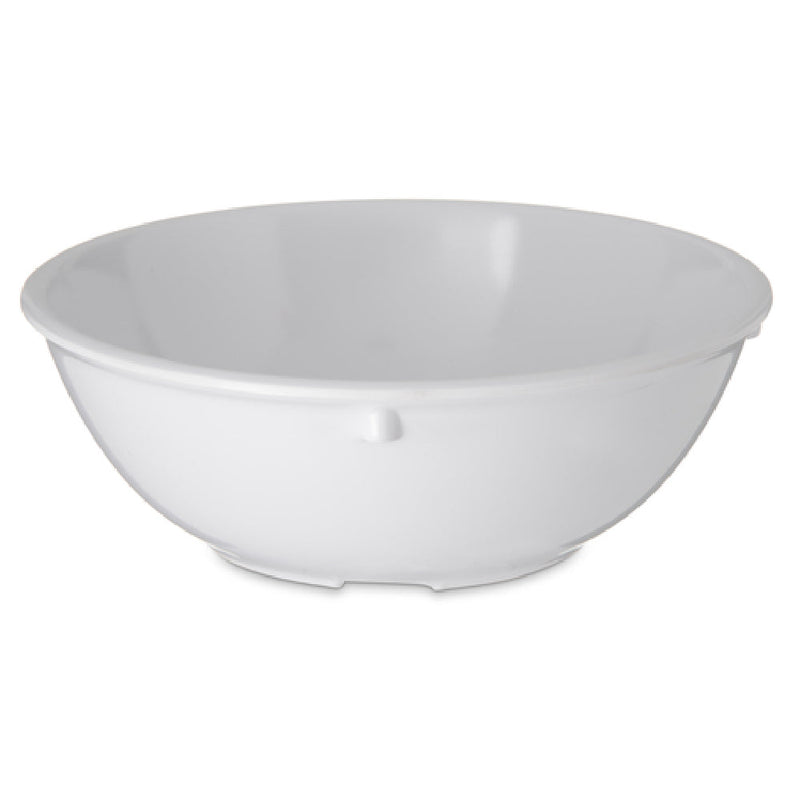 Carlisle 4352102 14 Oz Nappie Bowl White Melamine with Reinforced Rim