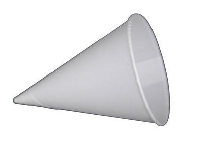 Winco 6 oz Disposable Paper Snow Cone Cups - 1000 Count Case