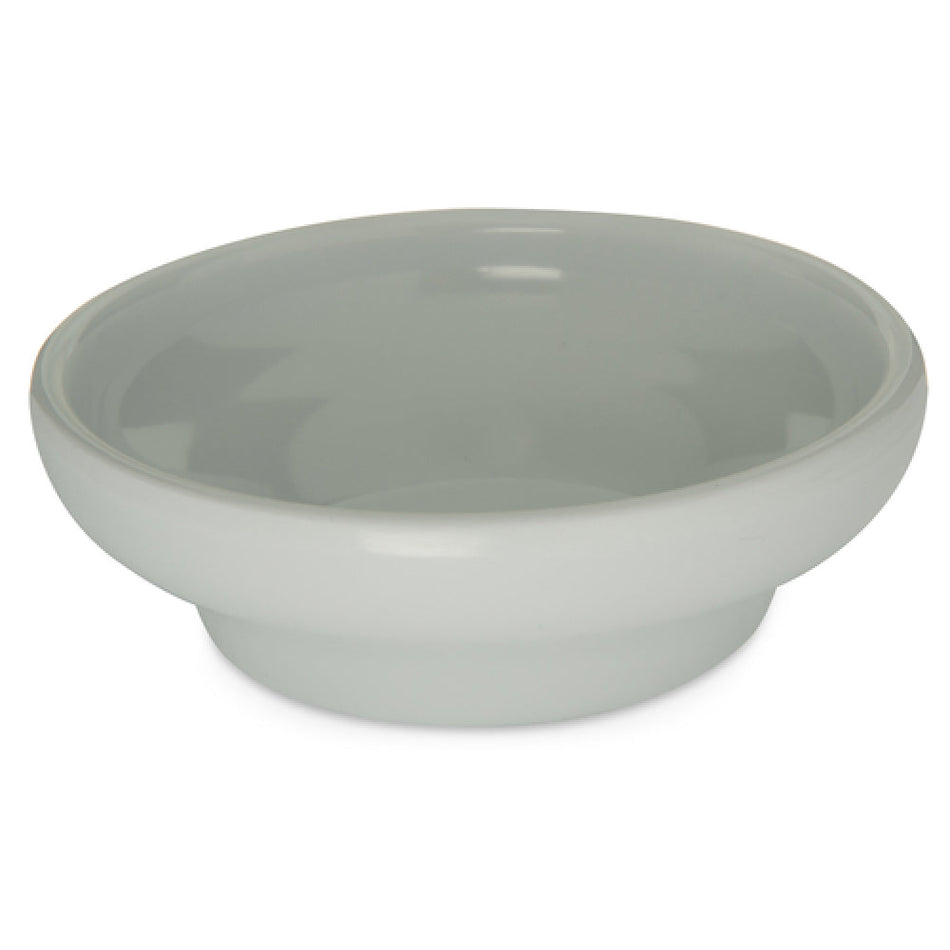 Carlisle 087502 5 Oz Salsa Dish Dishwasher Safe Round Melamine White