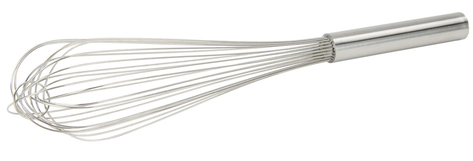 Winco PN-16 16 Inch Piano Whip Stainless Steel Durable Whisk