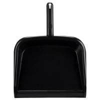 Carlisle 361440EC03 11 Inch Dust Pan with Ergonomic Handle Plastic Black