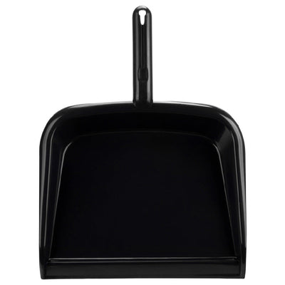 Carlisle 361440EC03 11 Inch Dust Pan with Ergonomic Handle Plastic Black