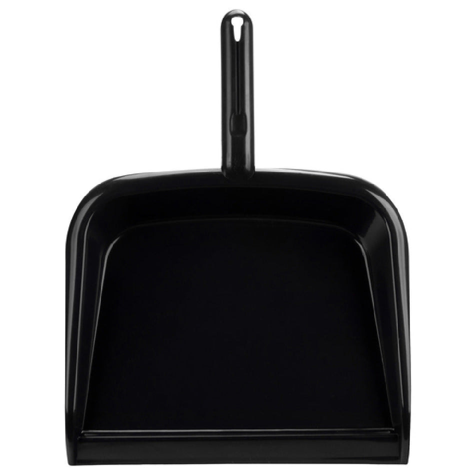 Carlisle 361440EC03 11 Inch Dust Pan with Ergonomic Handle Plastic Black