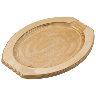 Hot Solutions™ Fajita Natural Wood Holder