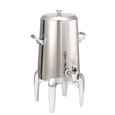 Flame Free™ Thermo-Urn™ 1.5 Gal. Vacuum Insulated Urn with Modern Legs and Flat Lid in Polished Stainless