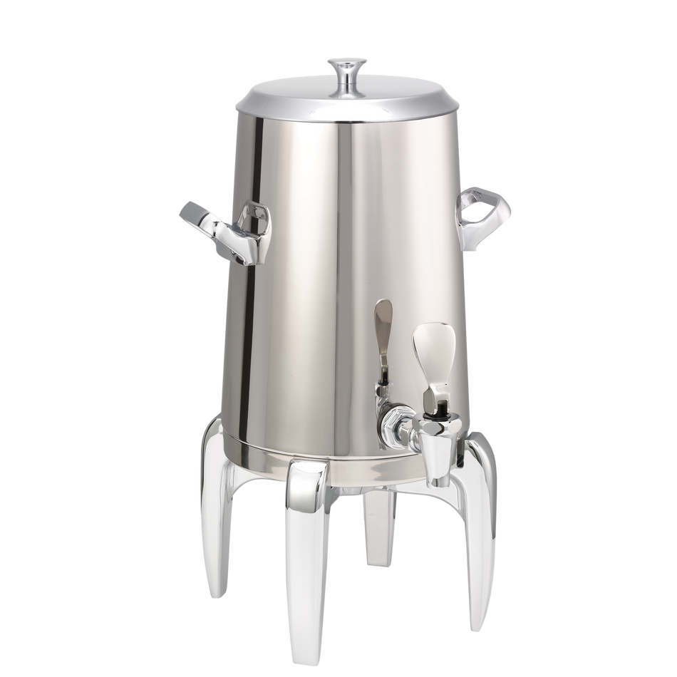 Flame Free™ Thermo-Urn™ 1.5 Gal. Vacuum Insulated Urn with Modern Legs and Flat Lid in Polished Stainless