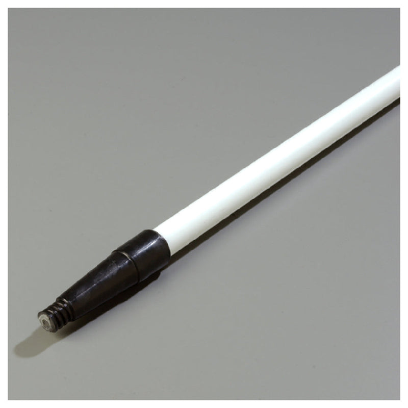 Carlisle 4022002 60 Inch Fiberglass Tapered Handle White Mop Broom Squeegee