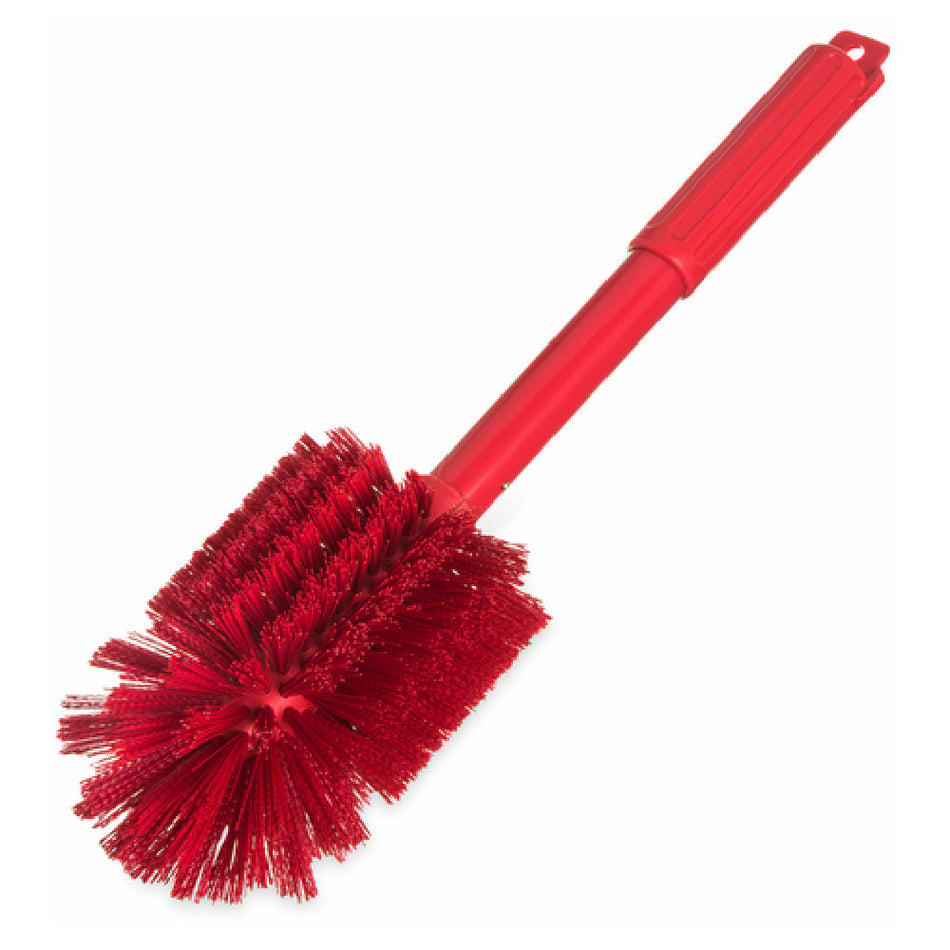 Carlisle 40002C05 16 Inch Long Valve and Fitting Brush Medium Stiff Polyester Red Plastic