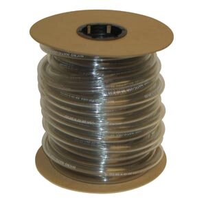 Micro Matic 3/8" ID Clear Vinyl Beverage Tubing - 100 ft. Spool