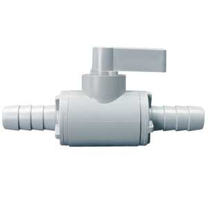 Micro Matic WD-025 3/8" In-Line Flow Control & Shut-Off Valve - Plastic