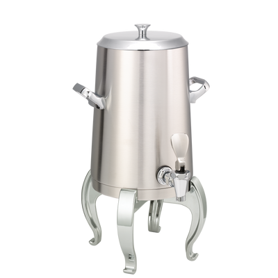 Flame Free™ Thermo-Urn™ 1.5-Gallon Vacuum Insulated Urn with Regal Legs and Flat Lid in Brushed Stainless
