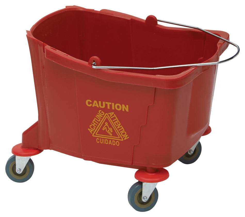 Winco MPB-36BR 36 Qt Replacement Bucket Only Red Mop Bucket