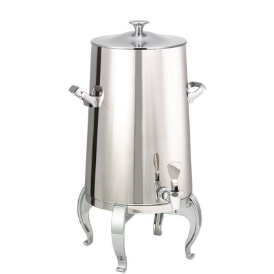 Flame Free™ Thermo-Urn™ 5-Gallon Vacuum Insulated Urn with Regal Legs and Classic Lid in Polished Stainless