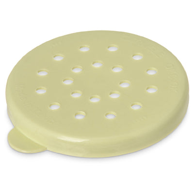 Carlisle 426104 Cheese Dredge Lid with Impact Resistant Polyethylene Yellow
