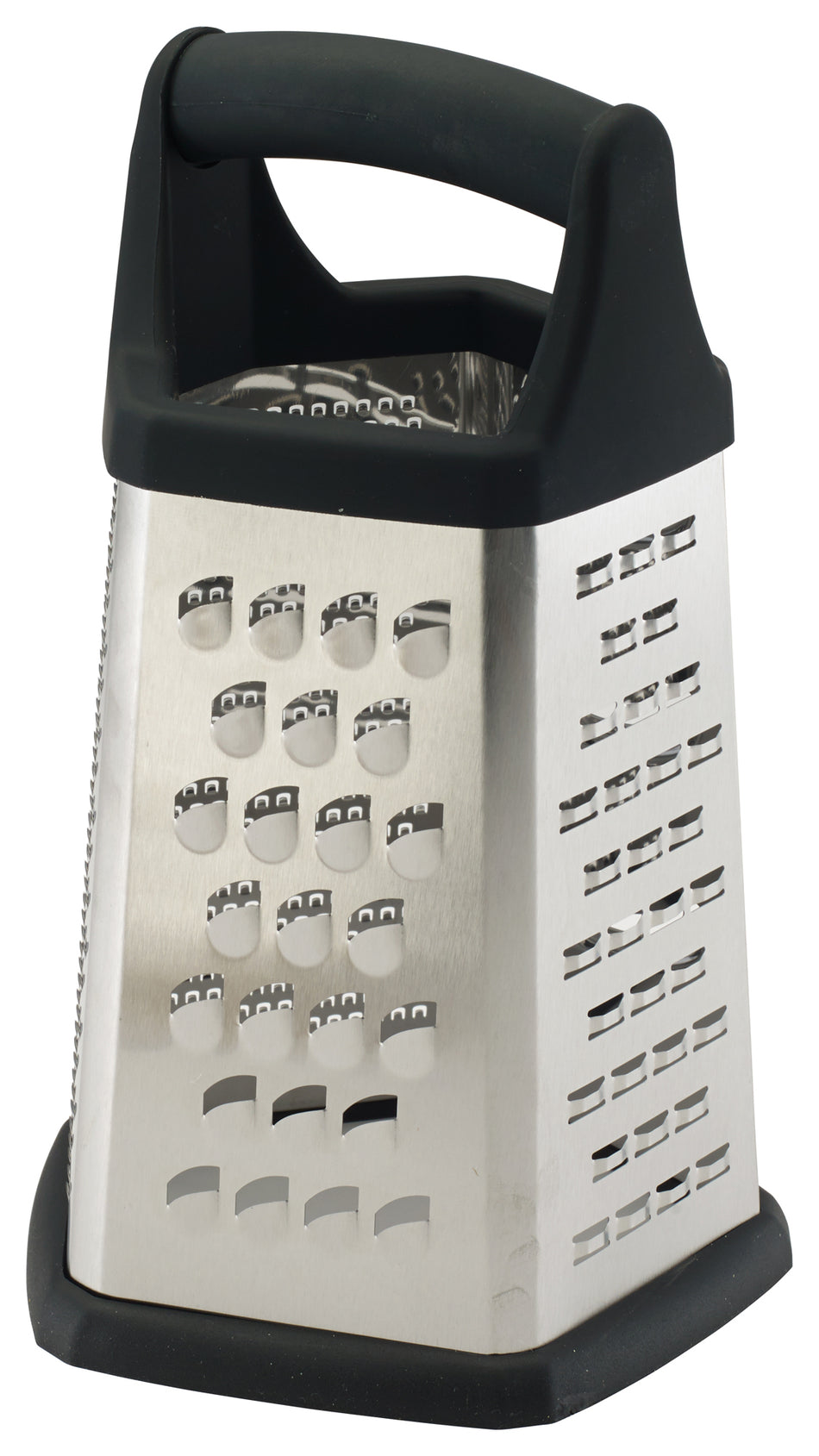 Winco GT-401 5 Inch Grater with Anti-slip Feet and Ergonomic Handle Stainless Steel