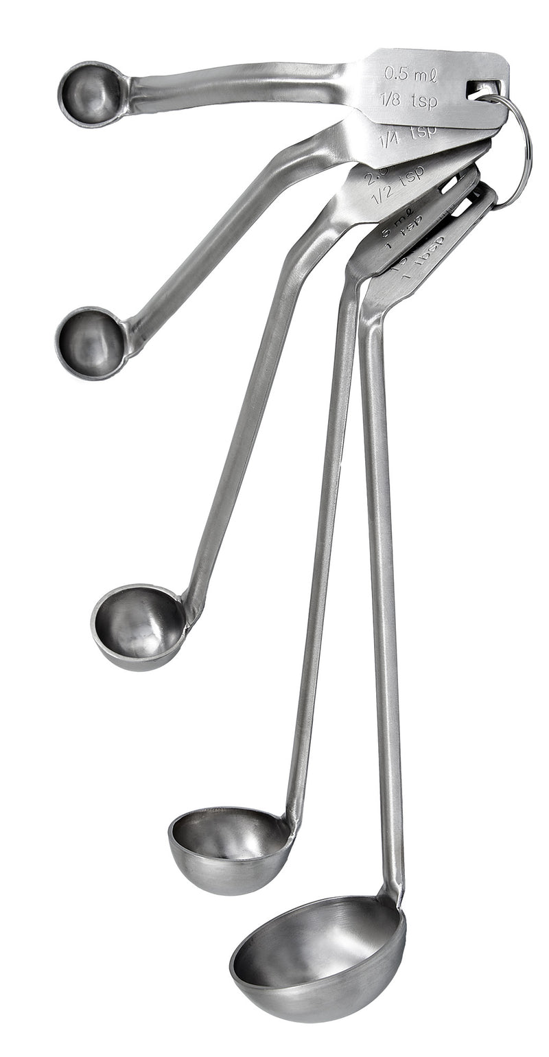 Winco MSL-5S Mini Ladle Set 5-piece with Stainless Steel for Serving