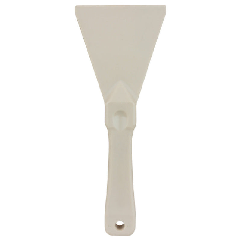 Carlisle 40230EC25 3 Inch Plastic Handle Grill Scraper Tan