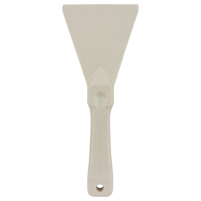 Carlisle 40230EC25 3 Inch Plastic Handle Grill Scraper Tan