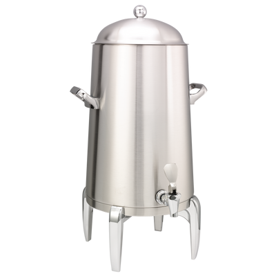 Flame Free™ Thermo-Urn™ 5-Gallon Vacuum Insulated Urn with Modern Legs and Domed Lid in Brushed Stainless