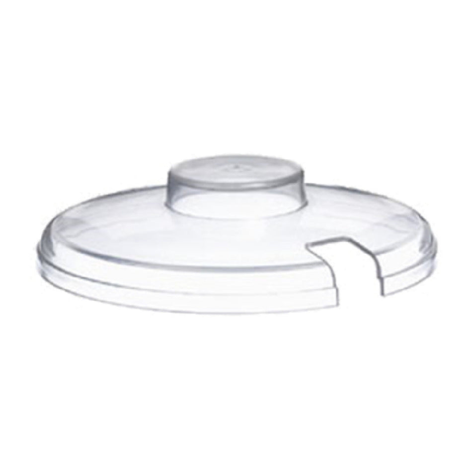 Carlisle CM103307 6-1/4 Inch Notched Coldmaster Coldcrock Lid Clear Acrylic