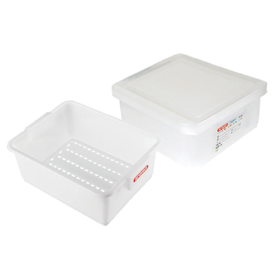 Carlisle 01260 37 Quart Defrost Kit White Polyethylene with Integrated Label