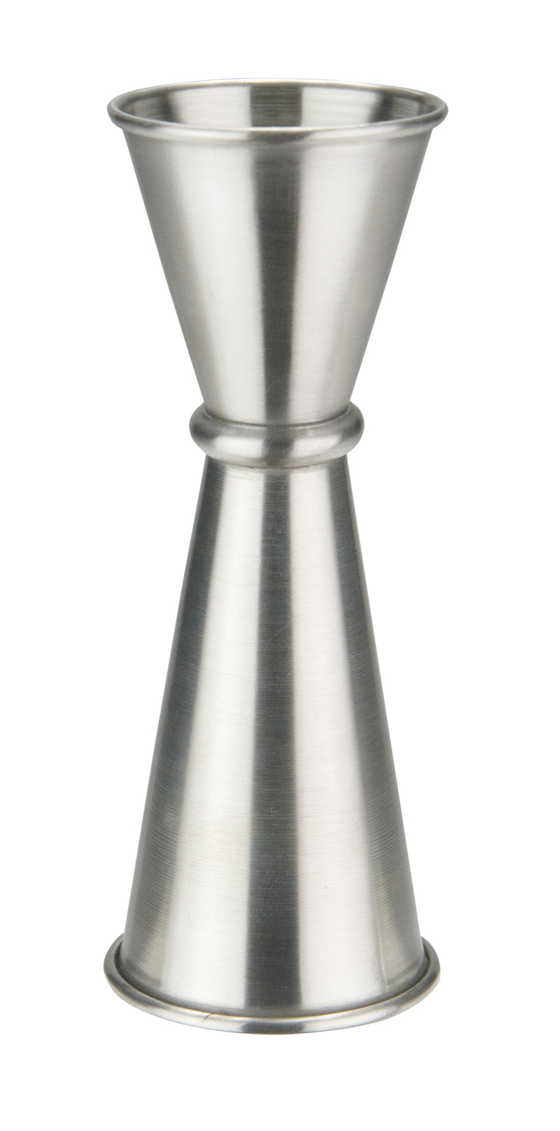 Winco J-9 1 Oz 2 Oz Japanese-style Jigger Rolled Rim Stainless Steel
