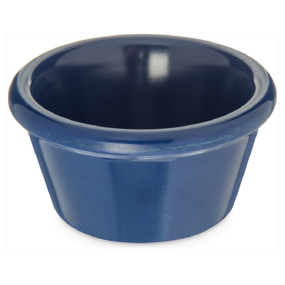 Carlisle S85260 2 Oz with Smooth Dishwasher Safe Cobalt Blue Melamine Ramekin