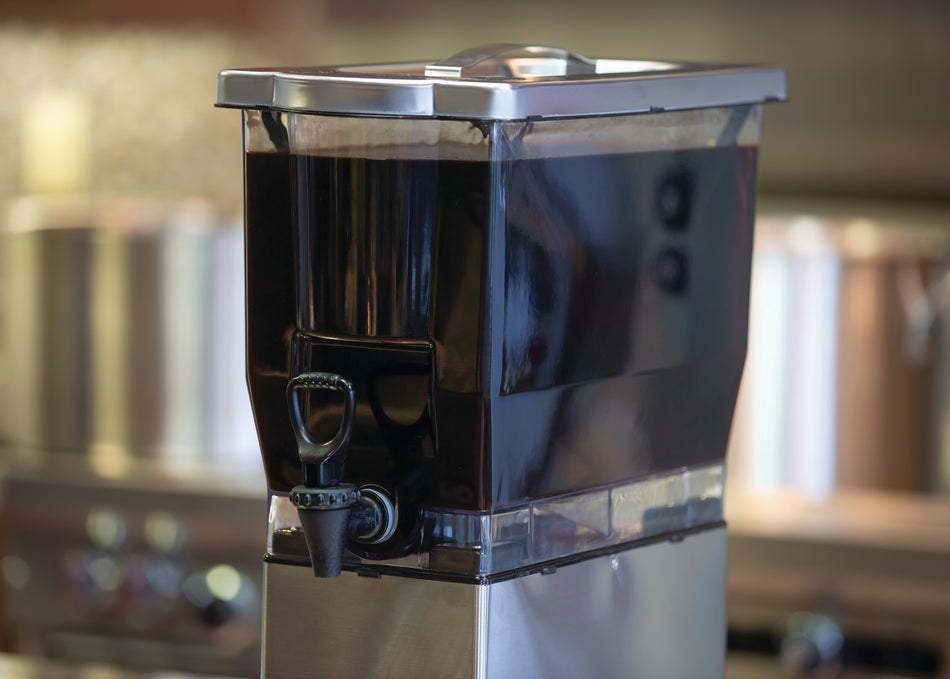 Cold Brew System 3-Gallon - Cold Brew 'N' Serv Complete in Brushed Stainless