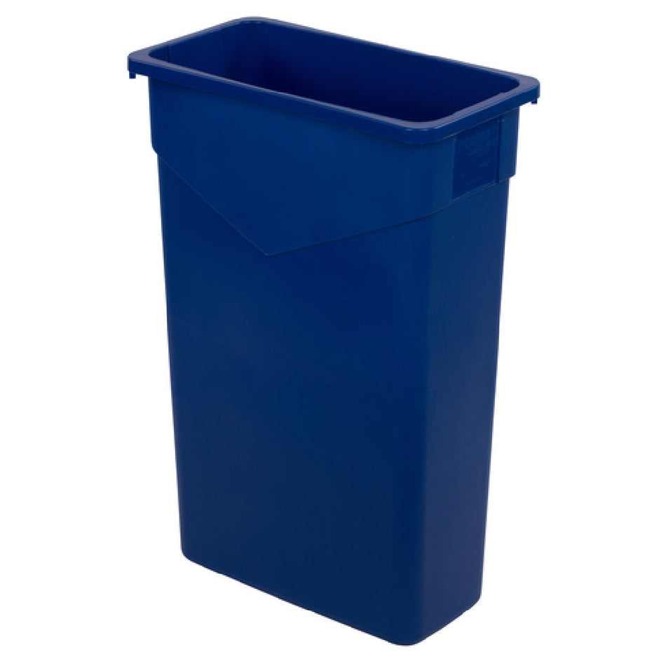 Carlisle 34202314 20 Inch Integrated Handles Heavy-duty Polyethylene Waste Container Blue