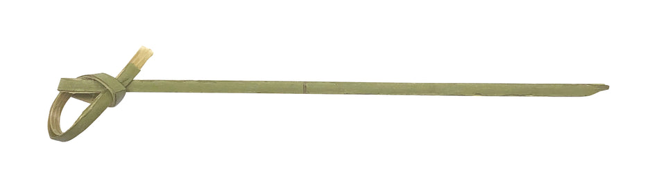 Winco PK-KT4 4 Inch Bamboo Picks Knotted Top 100 Packs