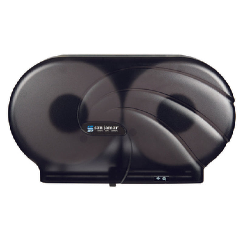 Carlisle R4090TBK 19 Inch Toilet Tissue Dispenser Jumbo Roll Plastic Black
