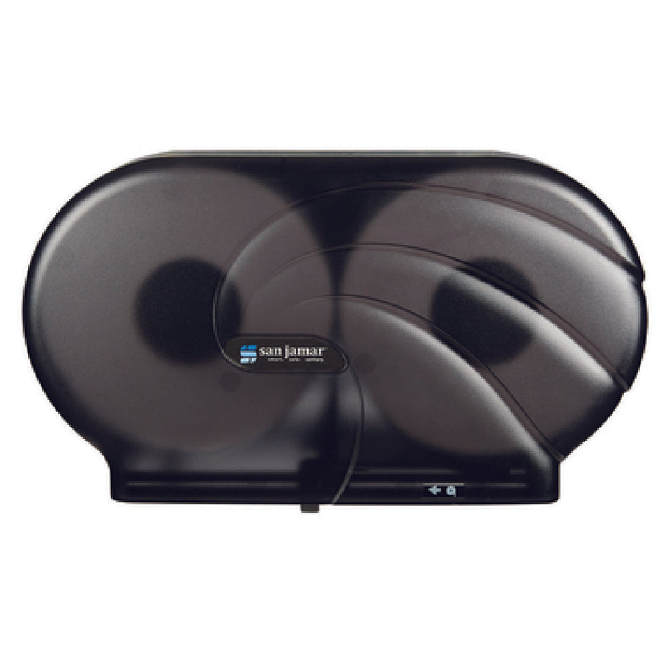 Carlisle R4090TBK 19 Inch Toilet Tissue Dispenser Jumbo Roll Plastic Black