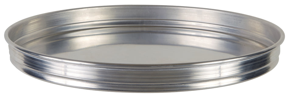 Winco APZK-1415 14 Inch Diameter Aluminum Round Pizza Pan Stackable with Deep Dish