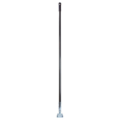 Carlisle 362113EC03 60 Inch Dust Mop Handle Fiberglass Black Clip-on Connector